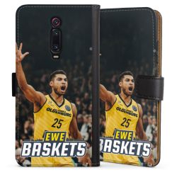 Sideflip mit langer Lasche schwarz