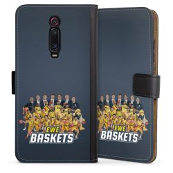 Sideflip mit langer Lasche schwarz