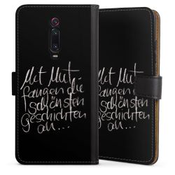 Sideflip mit langer Lasche schwarz