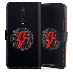 Sideflip mit langer Lasche schwarz