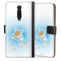 Sideflip mit langer Lasche schwarz