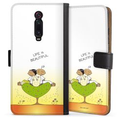 Sideflip mit langer Lasche schwarz