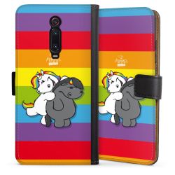 Sideflip mit langer Lasche schwarz