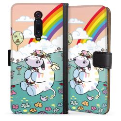 Sideflip mit langer Lasche schwarz