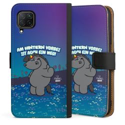 Sideflip mit langer Lasche schwarz