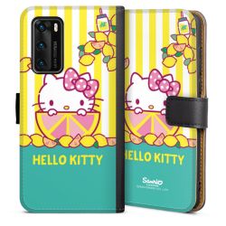 Sideflip mit langer Lasche schwarz