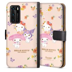 Sideflip mit langer Lasche schwarz