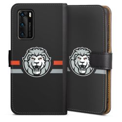 Sideflip mit langer Lasche schwarz