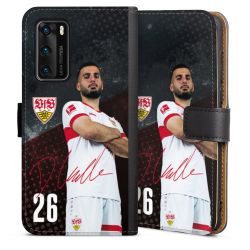 Sideflip mit langer Lasche schwarz