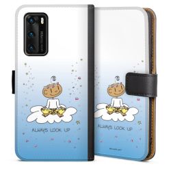 Sideflip mit langer Lasche schwarz