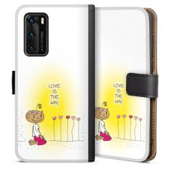 Sideflip mit langer Lasche schwarz