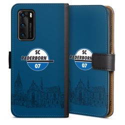 Sideflip mit langer Lasche schwarz