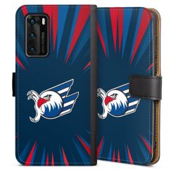 Sideflip mit langer Lasche schwarz