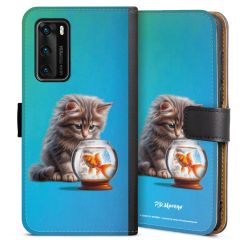 Sideflip Fodral med flap svart