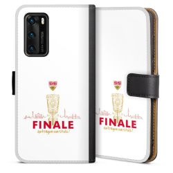 Sideflip mit langer Lasche schwarz