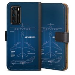 Sideflip Fodral med flap svart