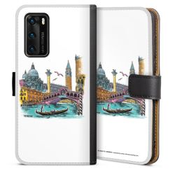 Sideflip Fodral med flap svart