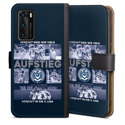 Sideflip mit langer Lasche schwarz