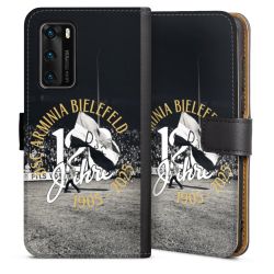 Sideflip mit langer Lasche schwarz