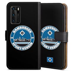 Sideflip mit langer Lasche schwarz