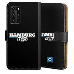 Sideflip mit langer Lasche schwarz