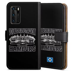 Sideflip mit langer Lasche schwarz