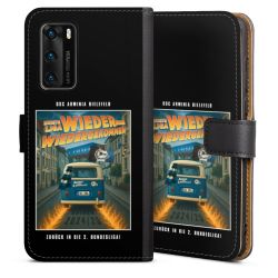 Sideflip mit langer Lasche schwarz