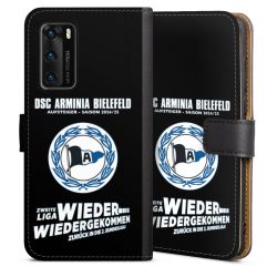 Sideflip mit langer Lasche schwarz