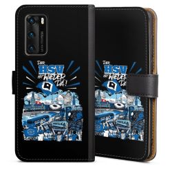 Sideflip mit langer Lasche schwarz