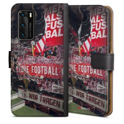 Sideflip mit langer Lasche schwarz