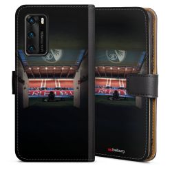 Sideflip mit langer Lasche schwarz