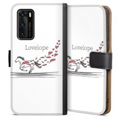 Sideflip Fodral med flap svart