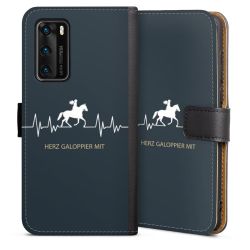 Sideflip Fodral med flap svart