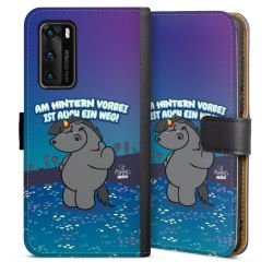 Sideflip mit langer Lasche schwarz