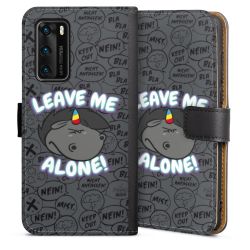 Sideflip mit langer Lasche schwarz