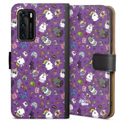 Sideflip mit langer Lasche schwarz