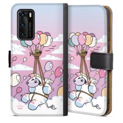 Sideflip mit langer Lasche schwarz