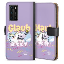 Sideflip mit langer Lasche schwarz