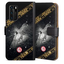 Sideflip mit langer Lasche schwarz