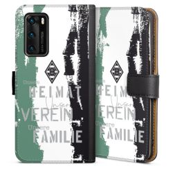 Sideflip mit langer Lasche schwarz