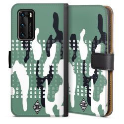 Sideflip mit langer Lasche schwarz