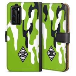 Sideflip mit langer Lasche schwarz