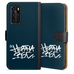 Sideflip mit langer Lasche schwarz