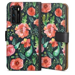 Sideflip Fodral med flap svart