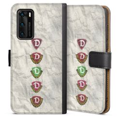 Sideflip mit langer Lasche schwarz