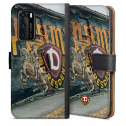 Sideflip mit langer Lasche schwarz