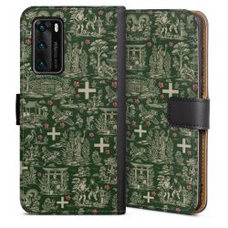 Sideflip mit langer Lasche schwarz