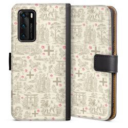 Sideflip mit langer Lasche schwarz