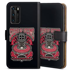 Sideflip mit langer Lasche schwarz