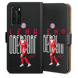 Sideflip mit langer Lasche schwarz